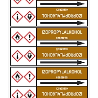 Značení potrubí, izopropylalkohol